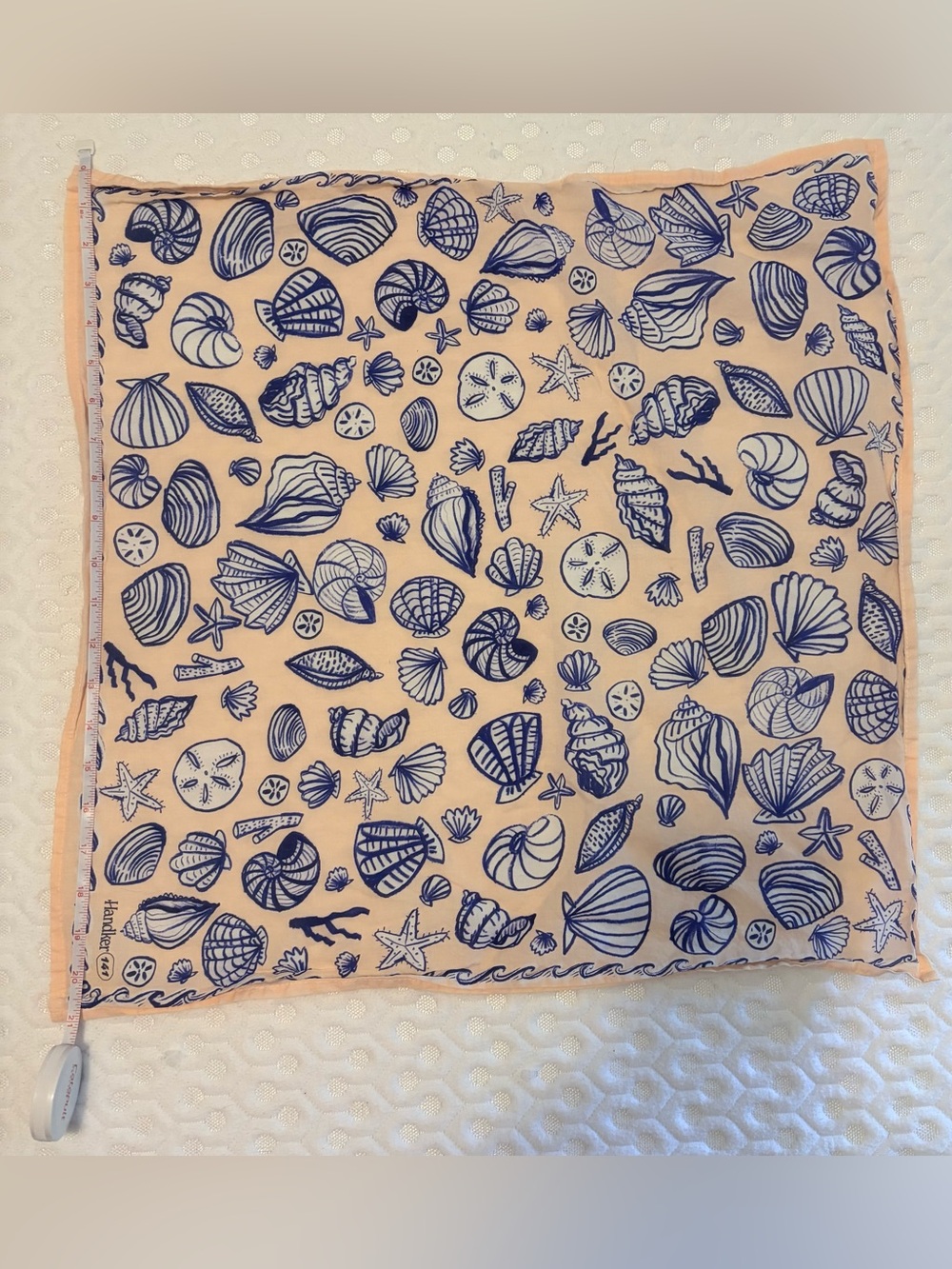 Handker Bandanas Seashell Print Cotton Scarf